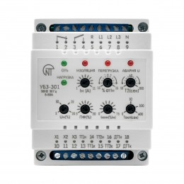 Реле тока УБЗ-301 5-50A для защиты двигателей