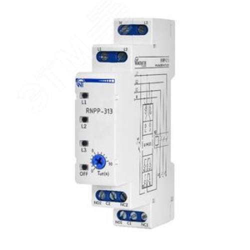 Реле напряжения, перекоса и последовательности фаз РНПП-313