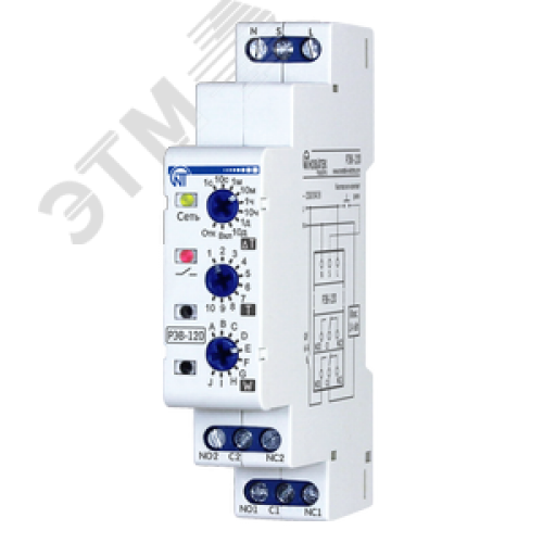 Реле времени одномодульное РЭВ-120