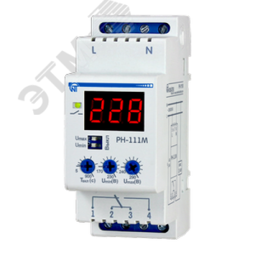 Реле напряжения РН-111М 16А