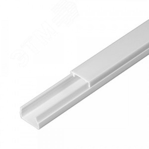 Кабель-канал белый 2-й замок в п/э 15х10 мм (234м/уп) Промрукав