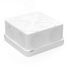Коробка распределительная 60-0210-9003 для прямого монтажа двухкомпонентная безгалогенная (HF) белая 80х80х40 (132шт/кор)