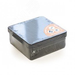 Коробка распределительная для прямого монтажа двухкомпонентная безгалогенная (HF) 100х100х40 (90шт/кор)