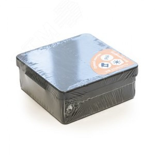 Коробка распределительная для прямого монтажа двухкомпонентная безгалогенная (HF) 100х100х40 (90шт/кор)