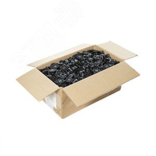 Площадка под стяжку усиленная для прямого монтажа в гофроящике черная (850 шт/кор) Промрукав