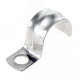 Скоба металлическая однолапковая СМО 19-20 отв. d 6,5 мм (100 шт/уп)