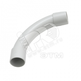 Уголок соединительный плавный 90 град. D25мм для т