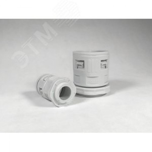 Муфта вводная для гофрированных труб серая ВМ-ГТ-16