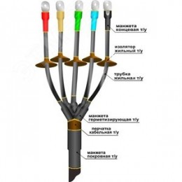 Муфта кабельная концевая 1ПКНТп-5х(35-50)без наконечников