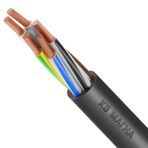 Кабель силовой КГВВ нг(А)-LS 5х2,5 (N,РЕ)-380/660-2
