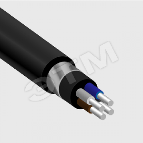 Кабель силовой АВБШв 4х35ок-0.660 ТРТС однопроволочный
