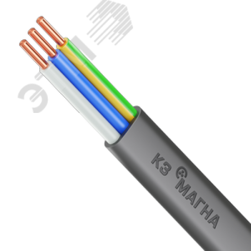 Кабель силовой ВВГ-П нг (А) LS 3х10-ок-06ТРТС однопроволочный