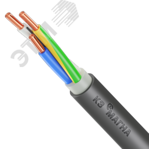 Кабель силовой ВВГ нг (А) LS 3х16-ок-06ТРТС однопроволочный