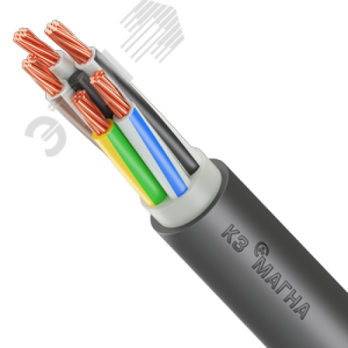 Кабель силовой ВВГ нг (А) LS 5х35-мк 06ТРТС многопроволочный