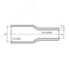 Трубка термоусадочная ТУТнг-LS-40/20 черн