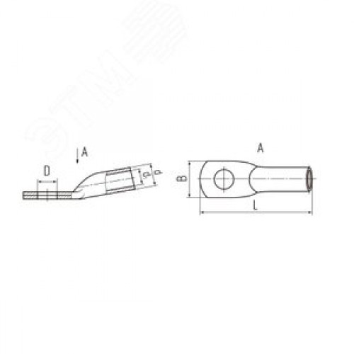 Наконечник кабельный ТМ 10-5-5
