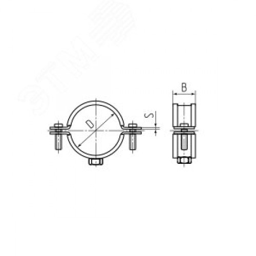 Хомут трубный ТХ 3''