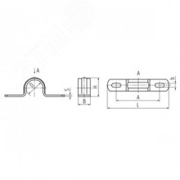 Скоба металлическая СМД 10-11