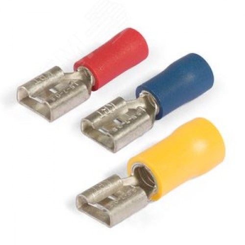 Разъем кабельный плоский изолированный «мама ВРПИ-М 2.5-(6.3) серия ПРОФИ