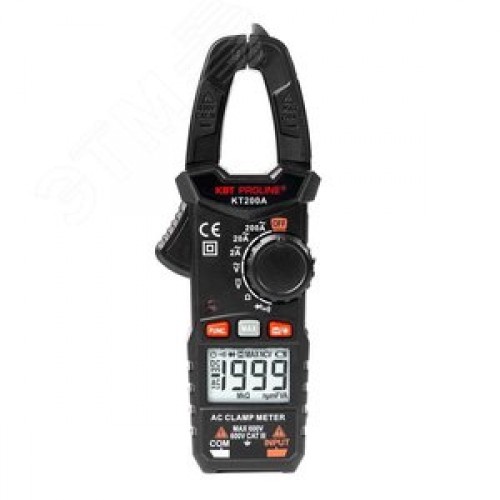 Клещи токовые цифровые КТ 200А серия PROLINE