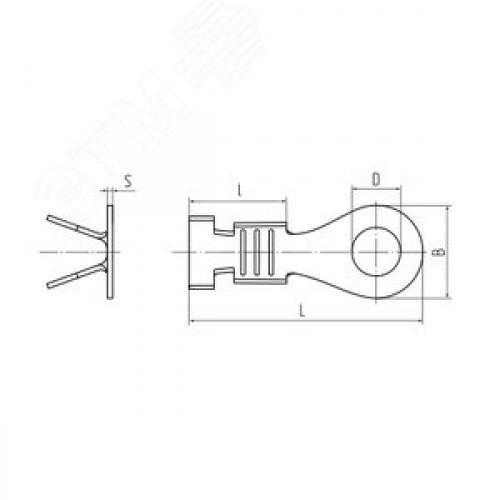 Наконечник кольцевой неизолированный НК 1,5-4