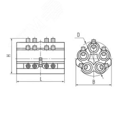 Блок соединителей КСМ 1.5-6