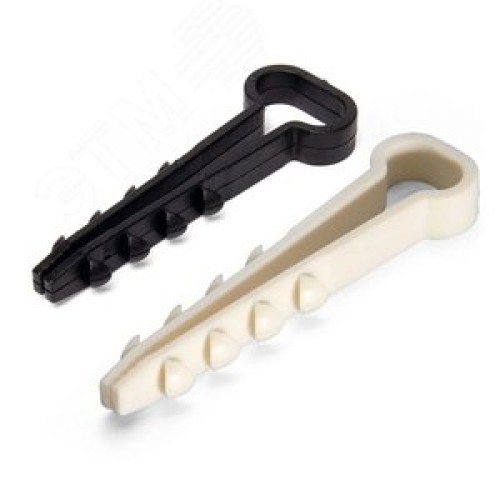 Дюбель-хомут ДХП 14–6 (бел) (100шт)