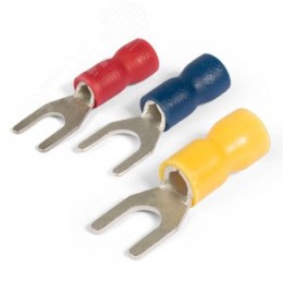 Наконечник кабельный вилочный изолированный НВИ 1.5-4 серия ПРОФИ