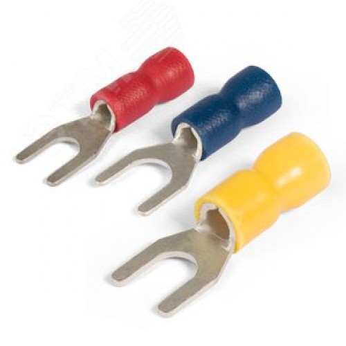 Наконечник кабельный вилочный изолированный НВИ 2.5-4 серия ПРОФИ