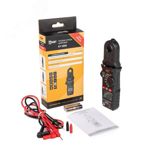 Клещи токовые цифровые КТ 200D серия PROLINE