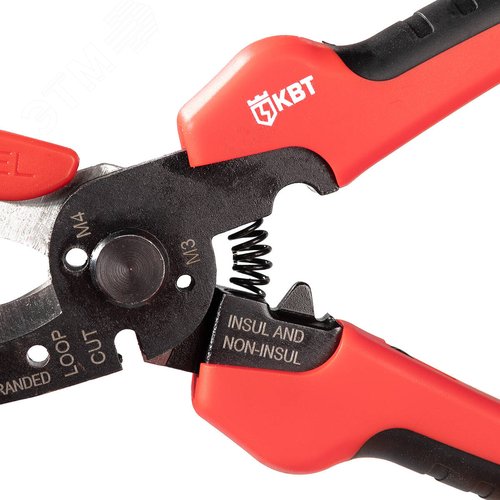 Мультитул-пассатижи 215 мм серия ПРОФИ с функцией опрессовки, снятия изоляции и резки