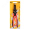 Мультитул-длинногубцы 205 мм серия ПРОФИ с функцией опрессовки, снятия изоляции и резки