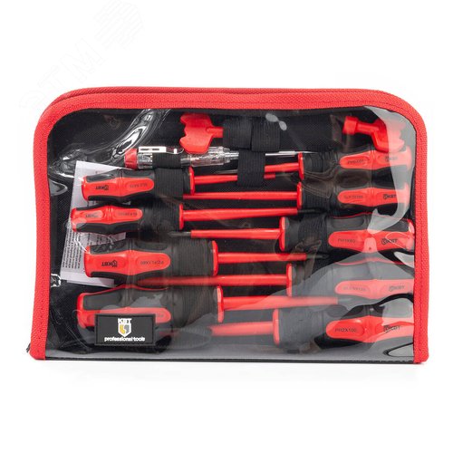 Набор диэлектрических отверток НИО-12 серия ПРОФИ для работ под напряжением до 1000 В