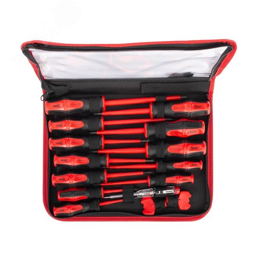 Набор диэлектрических отверток НИО-15 серия ПРОФИ для работ под напряжением до 1000 В