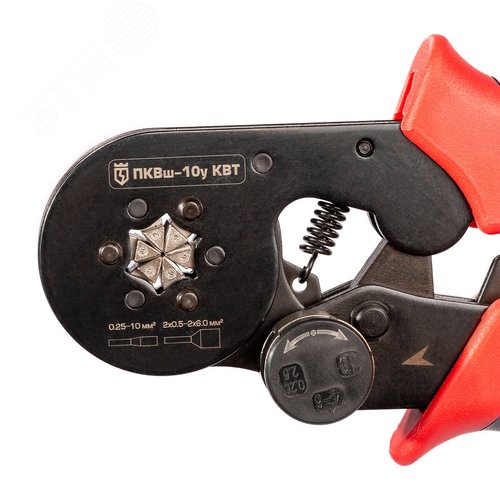 Пресс-клещи ПКВш-10у серия ПРОФИ для опрессовки втулочных наконечников
