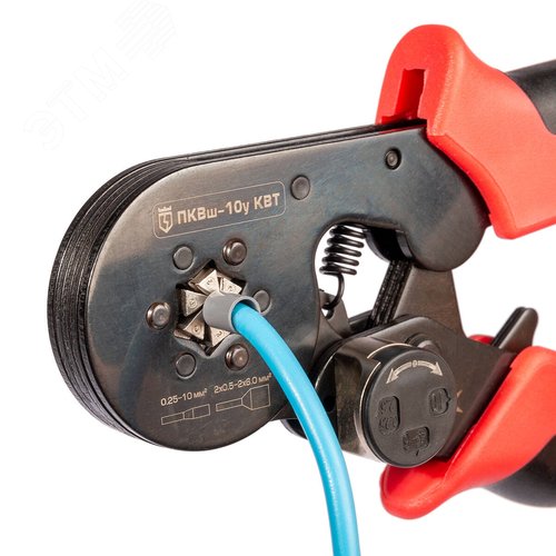 Пресс-клещи ПКВш-10у серия ПРОФИ для опрессовки втулочных наконечников