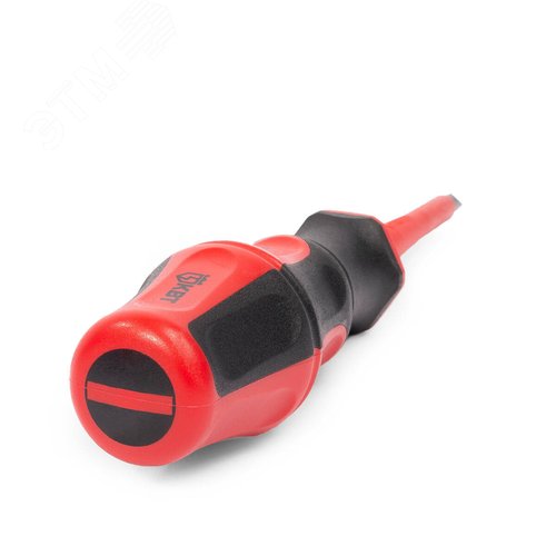 Отвертка диэлектрическая шлицевая SL4х100 серия ПРОФИ для работ под напряжением до 1000 В