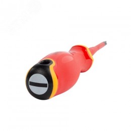 Отвертка диэлектрическая шлицевая SL4x100 серия СЛИМ для работ под напряжением до 1000 В