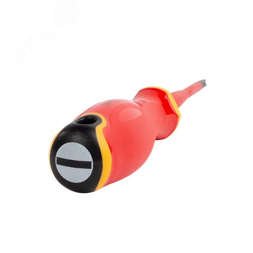 Отвертка диэлектрическая шлицевая SL5.5x125 серия СЛИМ для работ под напряжением до 1000 В