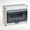 Щиток распределительный навесной на 10 модулей с дверцей серый IP66 (ЩРн-П-10)