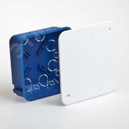 TYCO Коробка распределительная 100х100х45мм скрытая с крышкой