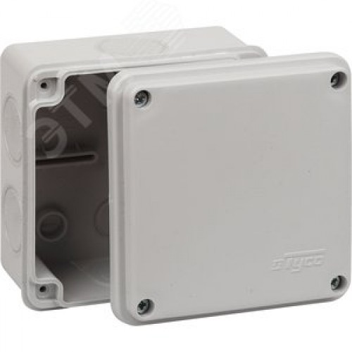 Коробка распределительная для о/п 100х100x50мм    IP65 TYCO, двухкомпонентная