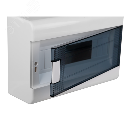 Щиток распределительный навесной на 12 модулей с дверцей белый IP40 (ЩРн-П-12)