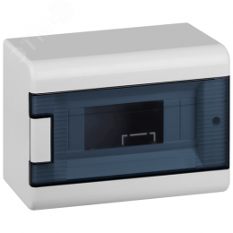 Щиток распределительный навесной на 9 модулей с дверцей белый IP40 (ЩРн-П-9)