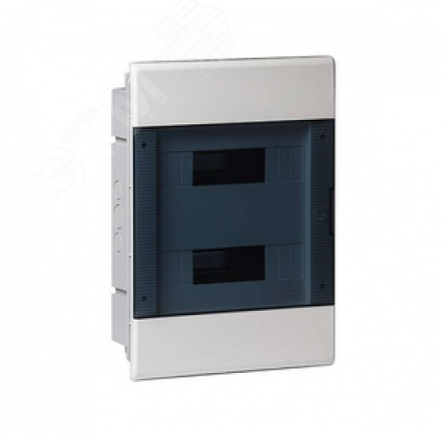 Щит распределительный встраиваемый на 24 модуля с дверцей белый IP40 (ЩРв-П-24)