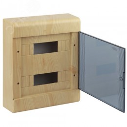 Щит распределительный навесной на 24 модуля с дверцей сосна IP40 (ЩРн-П-24)