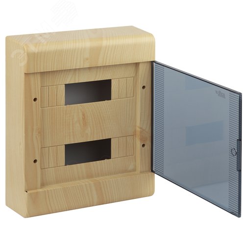 Щит распределительный навесной на 24 модуля с дверцей сосна IP40 (ЩРн-П-24)