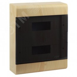 Щит распределительный навесной на 24 модуля с дверцей сосна IP40 (ЩРн-П-24)