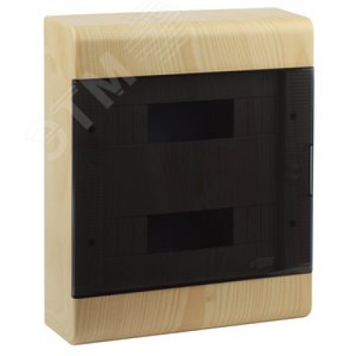 Щит распределительный навесной на 24 модуля с дверцей сосна IP40 (ЩРн-П-24)