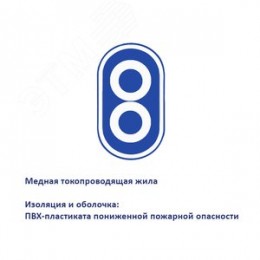 Кабель силовой ВВГ-Пнг(А)-LS 2х1.5ок(N)-0.66      100м ТРТС